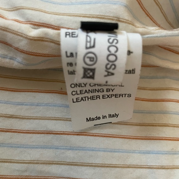 Blur Leather Jacket Size 44 Made in Italy - Picture 9 of 11